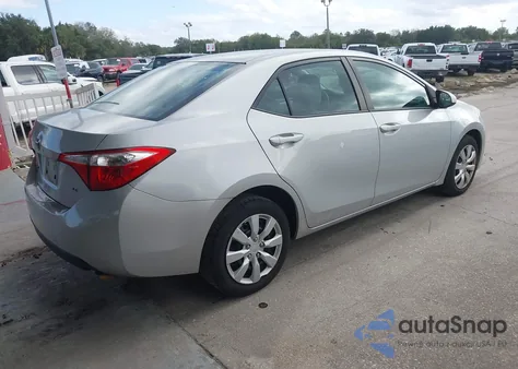2015 Toyota Corolla Le из США, поврежденный, VIN 2T1BURHE2FC464455